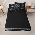thumbnail image 4 of Homewish Extreme Sport Motocross Zipper Full Size Comforter Sets with Fitted Sheet and 2 Pillowcases,Wild Animal Eagle Zipper Bedding Set For Men Women,Reversible,4 Pieces, 4 of 7