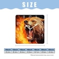 thumbnail image 2 of 10 Inch Wall Clock Battery Operated Silent Clock Decorative for Office, Kitchen, Outdoor, Living Room，Grumpy Bear Cute, 2 of 4