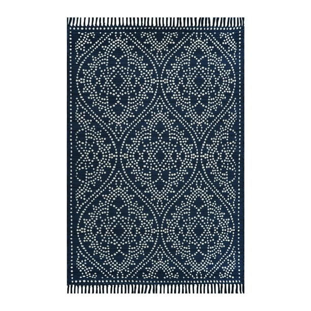 better homes and gardens blue medallion outdoor rug