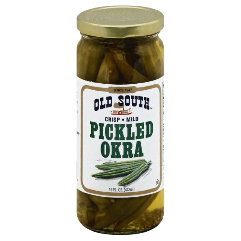 Old South Okra Pickle Mild 16 Oz