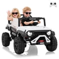 thumbnail image 1 of CazToi 24V 2 Seater 4WD Ride On Car with Remote Control Bluetooth and LED Lights for Big Kids, 1 of 8