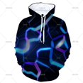 thumbnail image 3 of Sudadera con capucha con estampado 3D de arte de rayas de colores, sudaderas con capucha con gráficos de ocio, sudaderas de manga larga de moda, ropa de calle para niños y hombres, 3 of 5