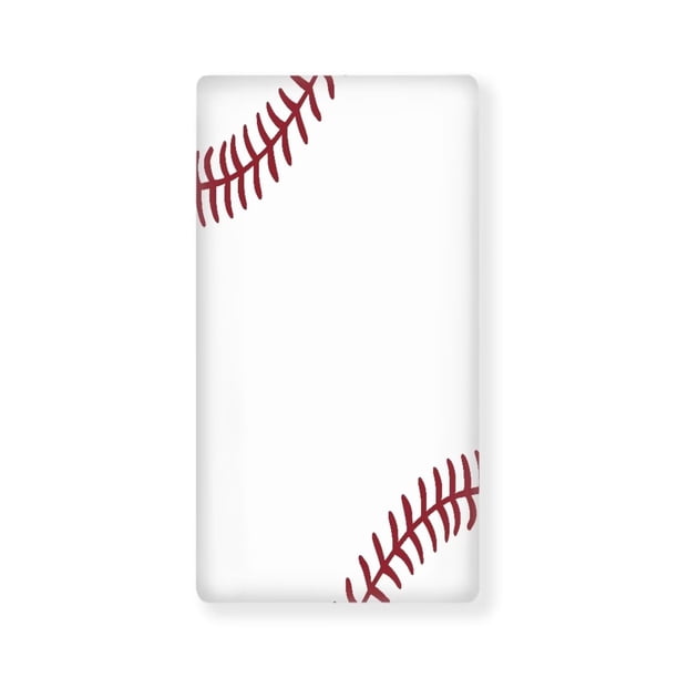 Sábana bajera ajustable JIANADAER con estampado de béisbol, 71 x 132 cm