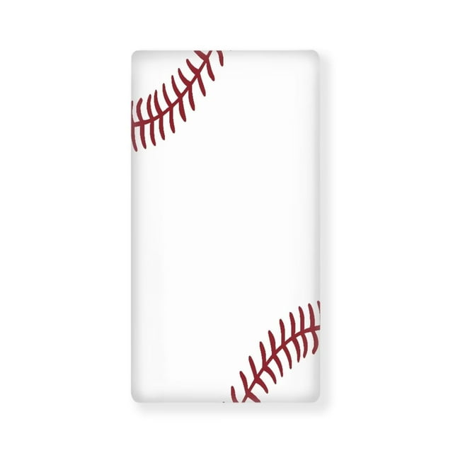 Sábana bajera ajustable JIANADAER con estampado de béisbol, 71 x 132 cm