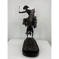 thumbnail image 5 of American Handmade Bronze Sculpture Statue Bronco Buster By Frederic Remington medium size 13"H x 10"L x 5"W, 5 of 6