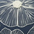 thumbnail image 6 of Nourison Life Styles Embroidered Flowers Navy 20" x 20" Throw Pillow Cover, 6 of 6