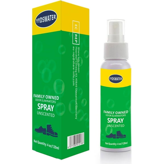 Shoe Deodorizer Spray - Shoe Odor Spray - Immediately Eliminates The Worst Odors - Prevents Embarrasing Odors From Returning - Keeps Shoes Fresh All Day