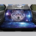 thumbnail image 3 of FUIALDOLG Car Back Seat Covers for Auto Interior Automotive, Galaxy Wolf 2 Pack Car Rear Seat Protectors Protects Against Dirt Easy to Install, 3 of 4