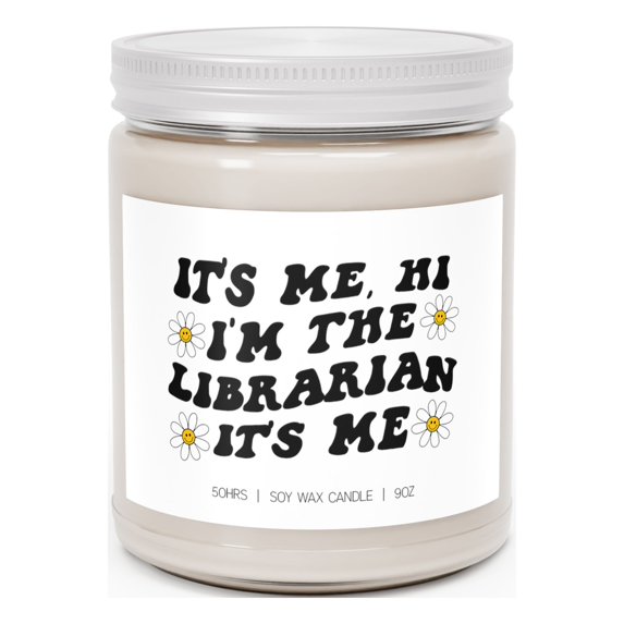 22Gifts Librarian Candle, Gifts, Decor, Scented