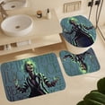thumbnail image 6 of Beetlejuice Beetlejuice 4 Pcs Shower Curtain Set Bathroom Sets Shower Curtain with 12 Hooks Bathroom Decor with Rugs Bath Accessories with Mats Toilet Lid Cover, 6 of 8