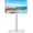White, variant on TAVR Furniture Modern Black Floor TV Stand for TVs up to 65", Universal Swivel Tall TV Mount Stand Base, Black