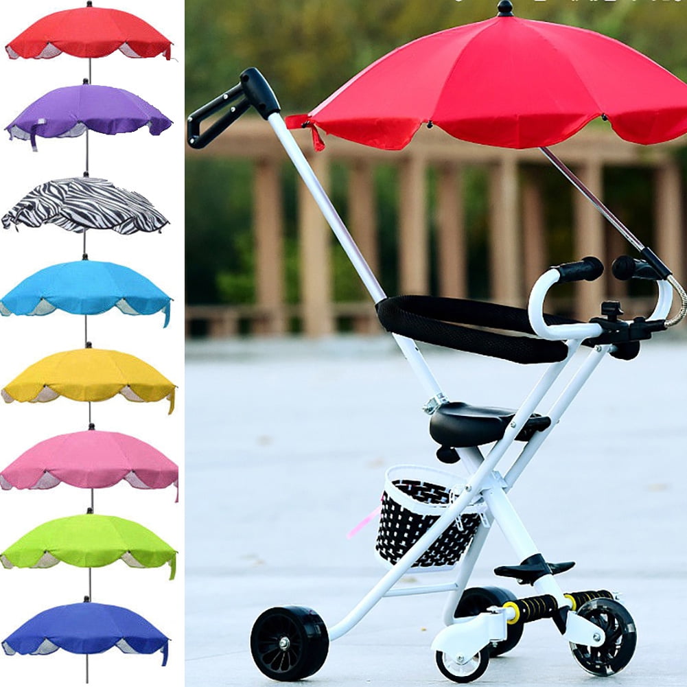 Baby Sun Umbrella Shade Canopy Covers Parasol Buggy Pushchair Canopy Protect 
