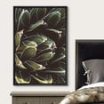 thumbnail image 3 of wall26 Framed Canvas Print Wall Art Green Blooming Tropical Desert Succulent Nature Wilderness Photography Realism Floral Botanical Multicolor for Living Room, Bedroom, Office - 24"x36" Bla, 3 of 5