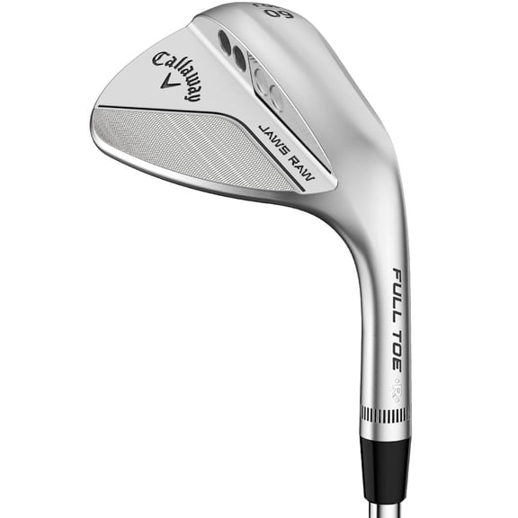 Pre-Owned Callaway Jaws Raw Chrome Full Toe 58* Lob Wedge 58-10 DG 115 Spinner Val