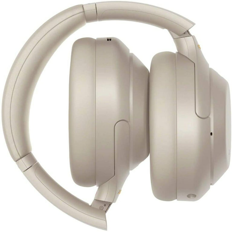 Sony WH-1000XM4 Wireless Industry Leading Noise Canceling Overhead  Headphones with Mic for Phone-Call and Alexa Voice Control, Silver (Renewed)
