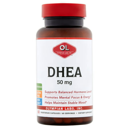 Olympian Labs végétarienne Capsules DHEA, 50 mg, 60 count