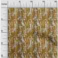 thumbnail image 1 of oneOone Polyester Lycra Dark Mustard Fabric Crocodile Animal Skin Fabric For Sewing Printed Craft Fabric By The Yard 56 Inch Wide, 1 of 4