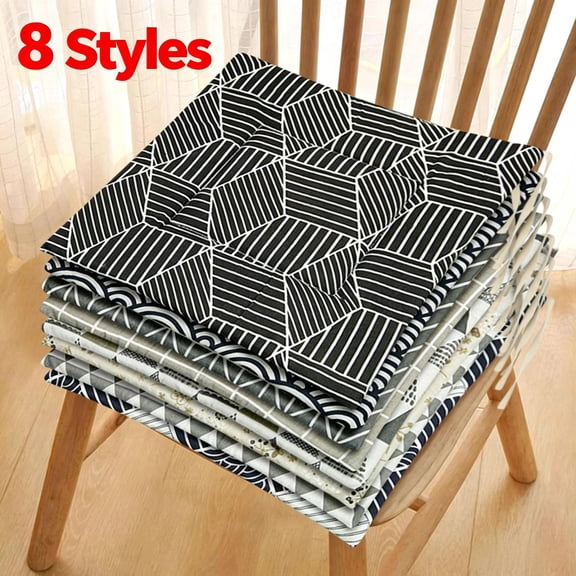 Chair Cushions for Dining Chairs, Non-Slip Kitchen Seat Cushions with Ties, Outdoor Indoor Thick Seat Pads