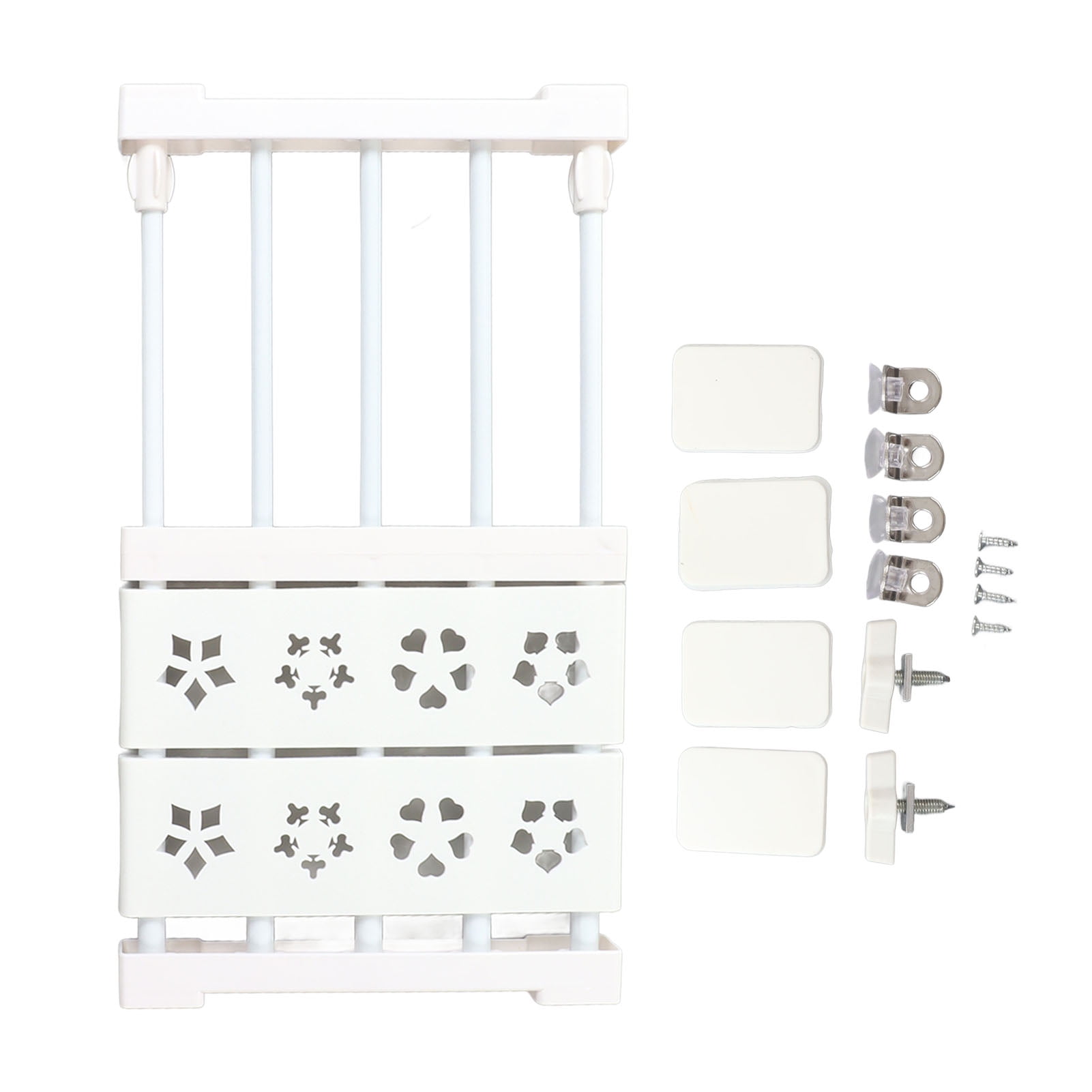 Organizador De Estante Para Armario Expandible - Longitud Ajustable 37-48 Cm, Capacidad 55 Kg