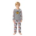 thumbnail image 2 of Halloween Family Pajamas Set Raglan Sleeve, Soft Matching Halloween Pajamas with Pumpkin Bow Ghost Print, Cute Family Halloween Pajama Set Sleepwear, 2 of 7
