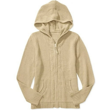 White Stag - Women's Plus Hooded Chenille Zip Cardigan