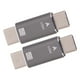 thumbnail image 5 of 2 uds USB C adaptador macho a macho 8K 40Gbps 100W carga rápida aleación compacto Mini USB C adaptador conector para Uds, 5 of 14