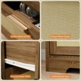 thumbnail image 5 of IDEALHOUSE Dressers 12 Drawer Rattan Dresser, 71 Inch Wide Modern Wooden Chest, Space-Saving Bedroom, Living Room or Closet Organizer, Natural Farmhouse Style, 5 of 8