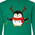 thumbnail image 4 of Inktastic Penguin Xmas Long Sleeve Youth T-Shirt, 4 of 5