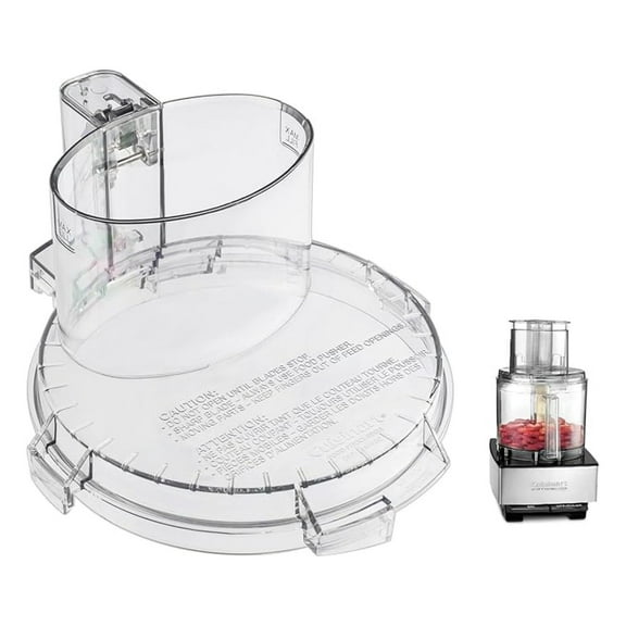DFP-14NWBCT1 Replacement Clear Food Processor Work Bowl Cover, Tritan, Compatible Only with Bowl DLC-005AGTXT1, Fits Model DFP-14, Will Not Work with Your Current Bowl