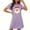 Purple, variant on Elvqul Christmas Tree Pajamas for Women Button up Nightgowns Plus Size Holiday Juniors Pajamas Christmas