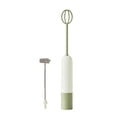 thumbnail image 2 of Handheld Stirrer Battery Operated Green Handheld Foam Maker Cordless Mixer Easy Cleaning For Coffee Cocoa Egg Drinks Home Kitchen, 2 of 9