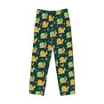 thumbnail image 6 of Uemuo Snails And Butterfies Pattern Men's Wide Leg Palazzo Lounge Pants with Pockets Light Weight Loose Comfy Casual Pajama Pants-, 6 of 9