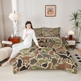 thumbnail image 4 of Castle Fairy Dinosaurs Queen Comforter Set,Vintage Camouflage Bedding Comforter Set, 4 of 8