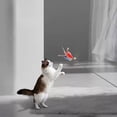 thumbnail image 3 of HWRETIE Interactive Cat Feather Wand Toy Long Pole with Colorful Feathers and Bells Teaser Toy for Indoor Cats and Kittens Hunting Exercise Daily Play, 3 of 6