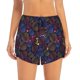 thumbnail image 2 of Balery Colorful Shells Pantalones cortos deportivos para mujer con forro y dos bolsillos, elásticos, para entrenamiento, gimnasio, yoga-Large, 2 of 7