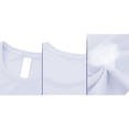 thumbnail image 4 of CPNG Children's Boys Athletic T Shirt Summer Tight Fitting Quick Drying Short Sleeved Sports Training T Shirt Tops(White,13-14 Years), 4 of 4