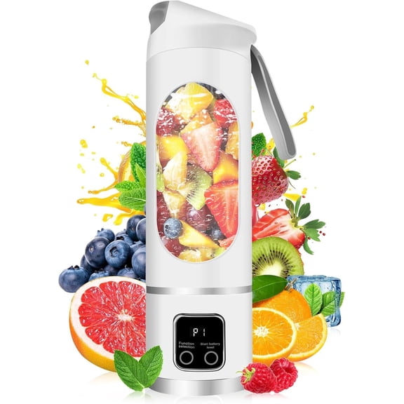 Portable Blender Personal Electric USB,500ML Portable juicer Shakes and Smoothies Blender,Small Blenders,Mixing,Compact,Convenient and Versatile
