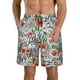 thumbnail image 1 of Fotbe Roses Mixed Zebra 1 Trajes de Baño Estampados para Hombre, Shorts de Verano de Secado Rápido, Ropa de Playa, Bañadores-Large, 1 of 6