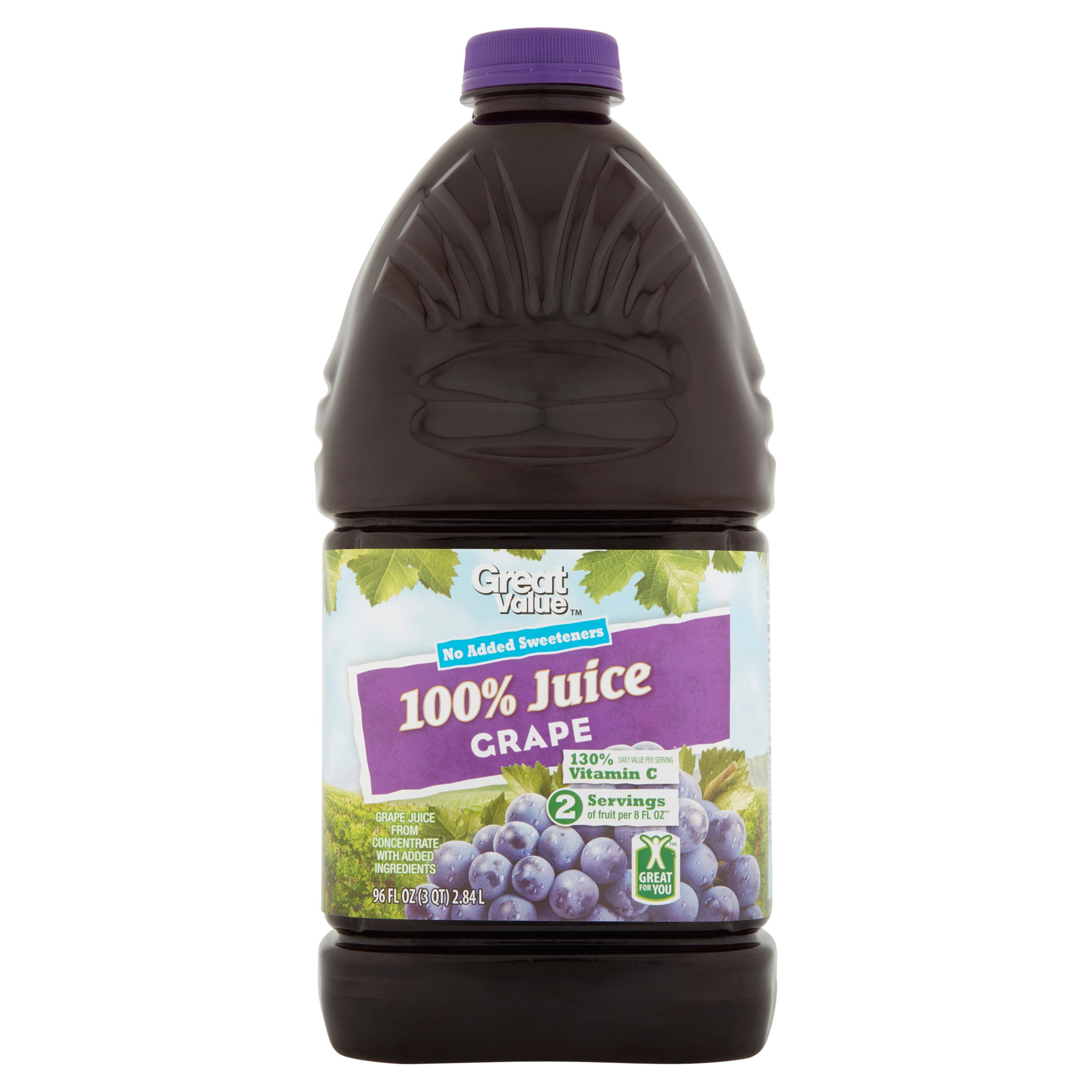 Great Value 100% Grape Juice, 96 fl oz by Wal-Mart Stores, Inc.