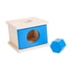 thumbnail image 5 of Caja de madera para objetos de permanencia, entrenamiento de coordinación, color, juguete cognitivo, color para niños azul, 5 of 9