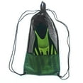 thumbnail image 3 of Bolsa de malla con cordón Shamjiam para equipo de natación de buceo verde, 3 of 9