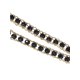 thumbnail image 3 of Cinturones de cadena de cintura INSPIRE CHIC, cinturón de cadena de cuerpo de metal dorado con cristales de rhinestone para vestido, se ajusta a una cintura de hasta 110 cm/43" negro, 3 of 5