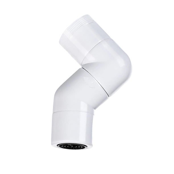 Billuyoard Extensor de grifo de fregadero giratorio de 720 grados, ducha, bañera, rociador, aireador, baño, baño, Hotel, adaptador de accesorio para Cocina y Comedor Blanco Billuyoard HA061961-01B