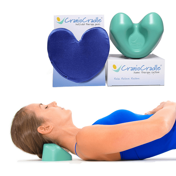 CranioCradle-Home Therapy System, Hot/Cold Therapy Pack - Quality Neck, Back, Shoulder - Soft Tissue Massage, Trigger Point Relief, Myofascial Release & Physical Therapy
