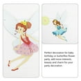 thumbnail image 5 of 2 Sets Flower Fairy Pulls The Flag Banner Happy Birthday Decorations Girl Paper Party Garden Fairies Baby, 5 of 6