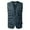 Blue, variant on Krdevn Mens Outdoor Vest Fishing Gear Vest Mountaineering Photography Mens Multi Pocket Vest,Tank Tops Men,3XL