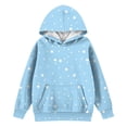 thumbnail image 4 of Kids Hooded Sweatshirt with Playful Dot Print Cozy Pullover Long Sleeve Casual Top for Boys and Girls Youth Hoodie, 4 of 4