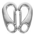 thumbnail image 1 of MIANGASTORE 2 Pcs Boucles en Acier Inoxydable Robustes Manilles en Fil d'Acier pour Tente, 1 of 8