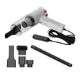 thumbnail image 1 of de Accesorios para Aspiradoras de Mano otrices úmedo, Portátil, Ligero, Luz LED para Limpiar El Interior Del Coche - Blanco con cordón SM SunniMix aspiradora de coche, 1 of 7