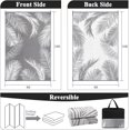 thumbnail image 2 of Outdoor Rug x Reversible Outdoor Plastic Straw Rug Large Outdoor Patio Rug RV Mat Outside Indoor Outdoor Rugs for Patio RV Balcony Deck Picnic Backyard Porch Grey, 2 of 7
